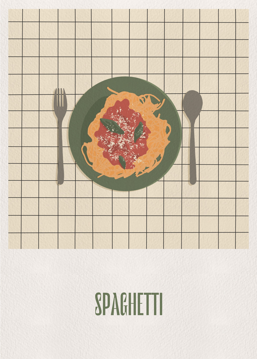 Spaghetti - Unframed art print