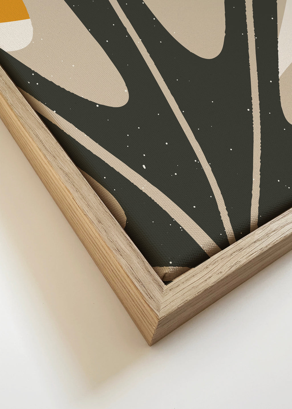 Abstract Botany2 - Framed canvas detail