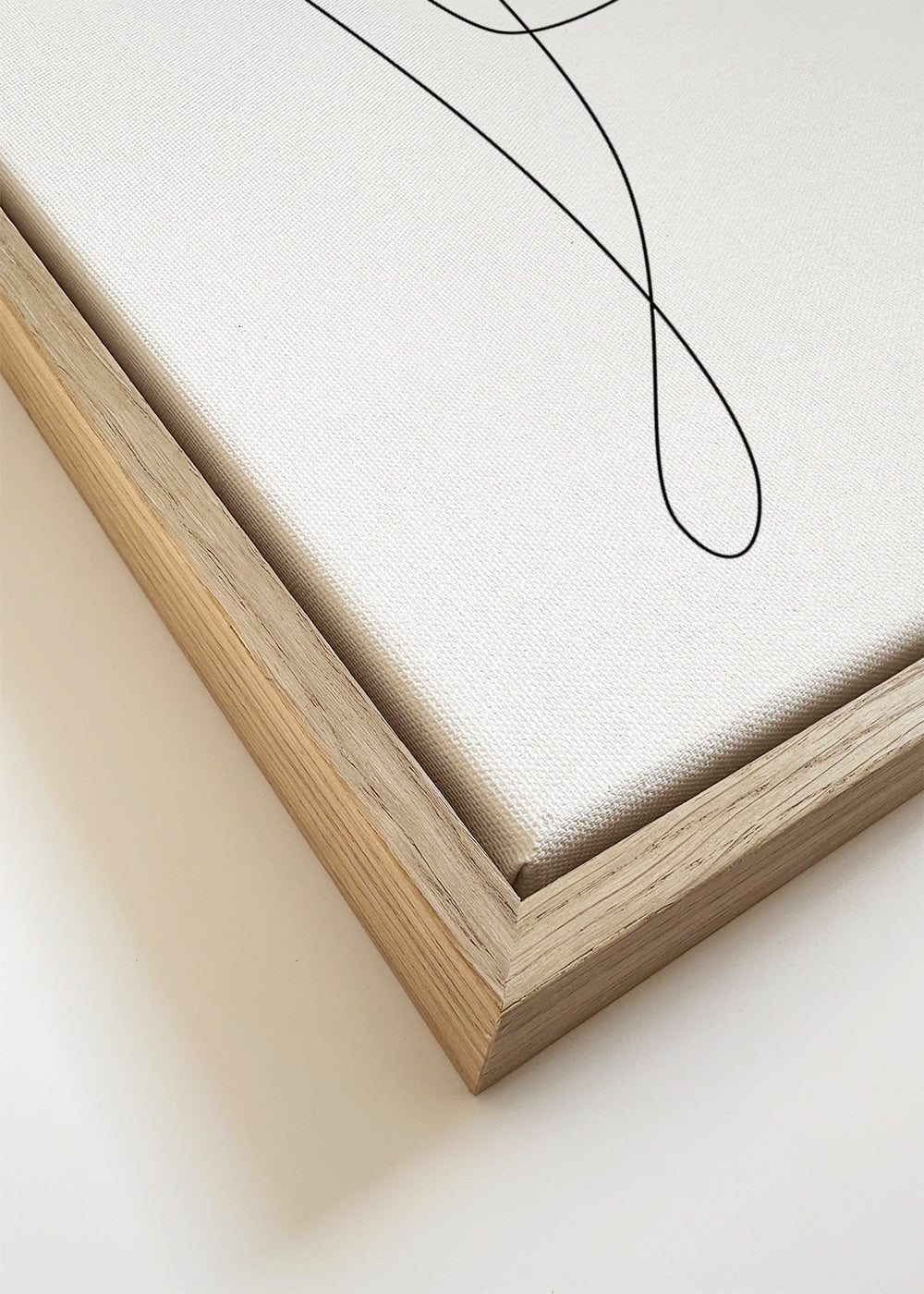 Minimalistisk linjefigur illustration