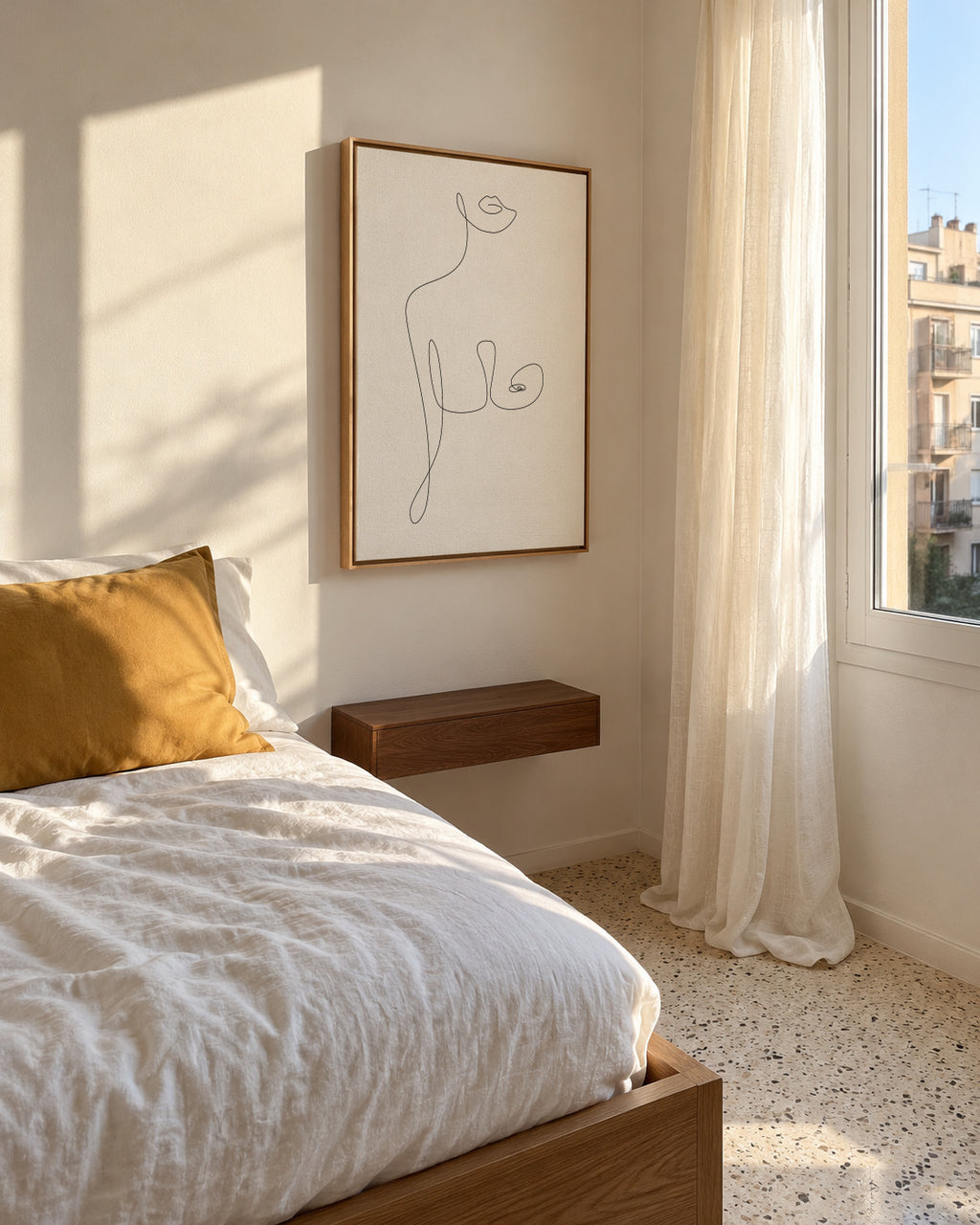 Lip To Nip - Framed canvas in an interior