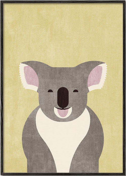 Barnposter leende koala