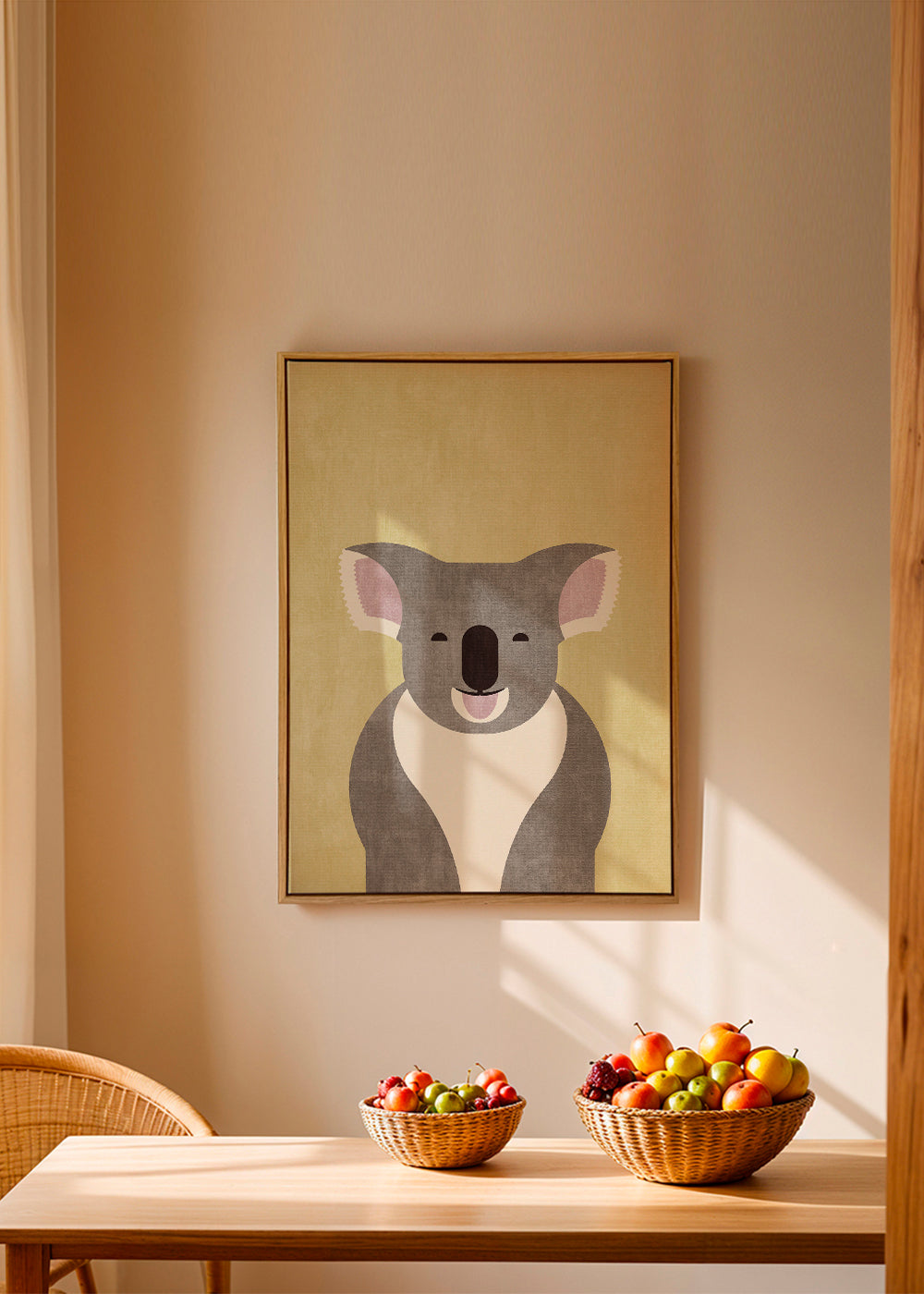 Barnposter leende koala