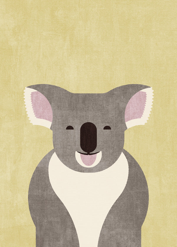 Barnposter leende koala