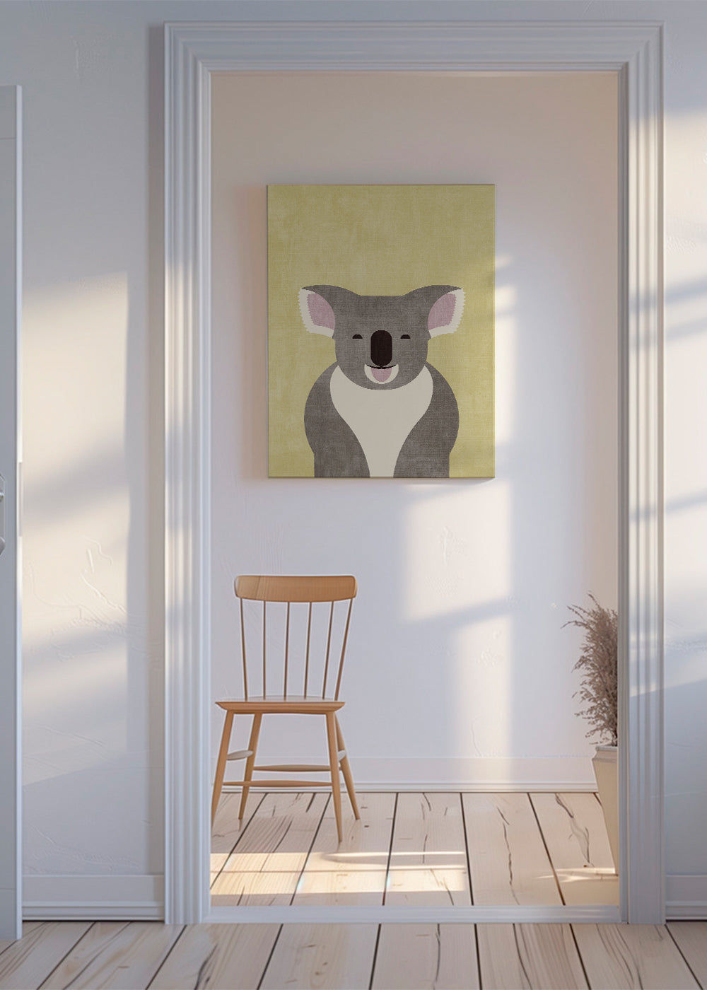 Barnposter leende koala