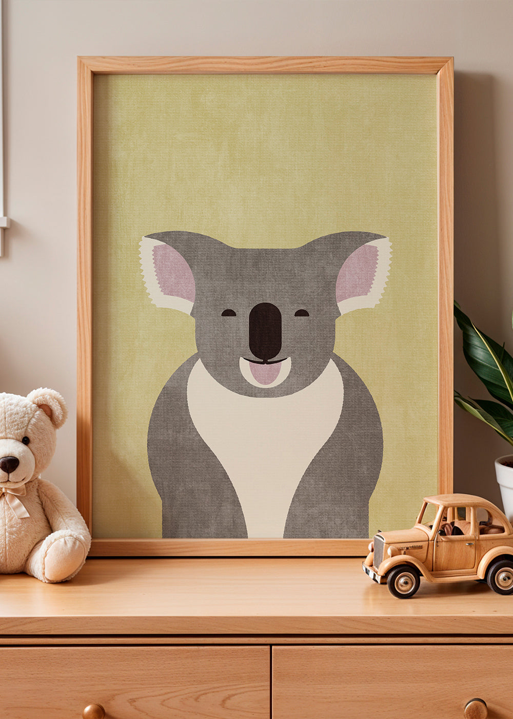 Barnposter leende koala
