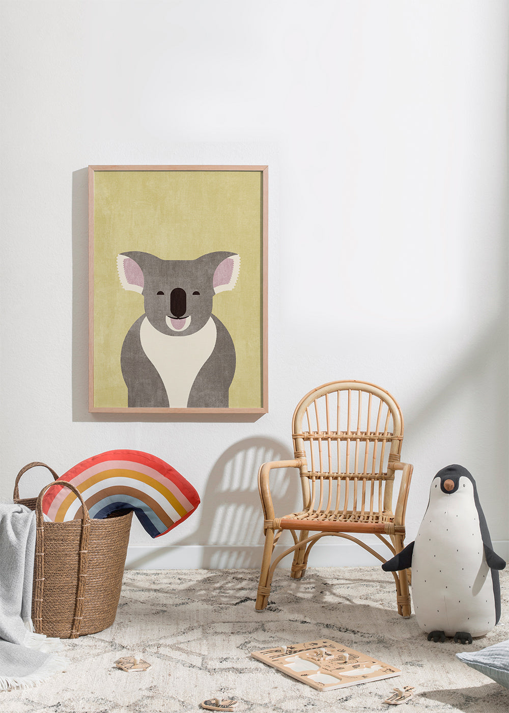 Barnposter leende koala