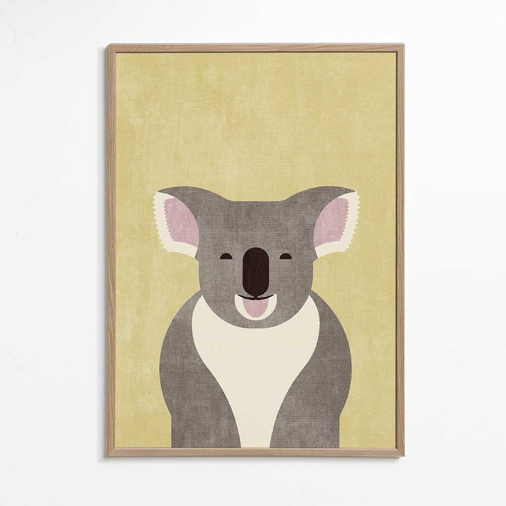 Barnposter leende koala