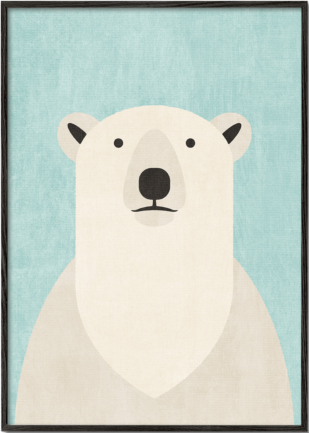 Tavla isbjörn minimalistisk