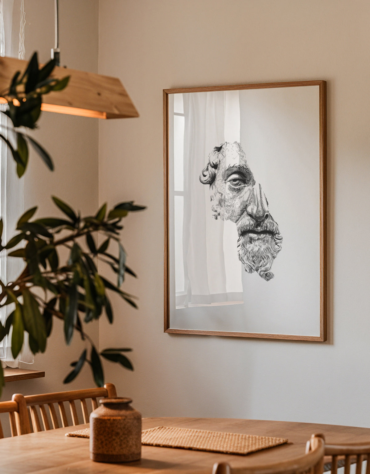 Marcus Aurelius Antoninus Augustus - Framed poster detail