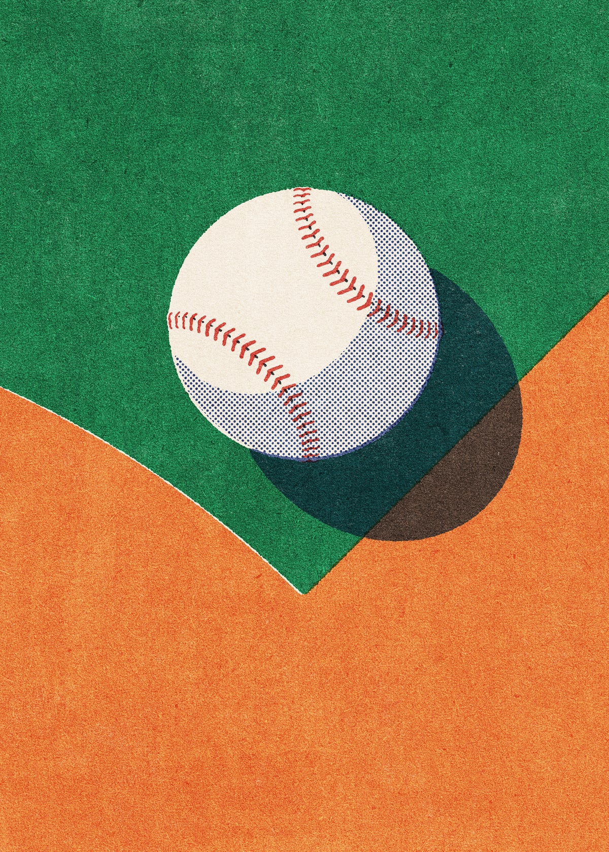 BALLS / Baseball - Unframed art print