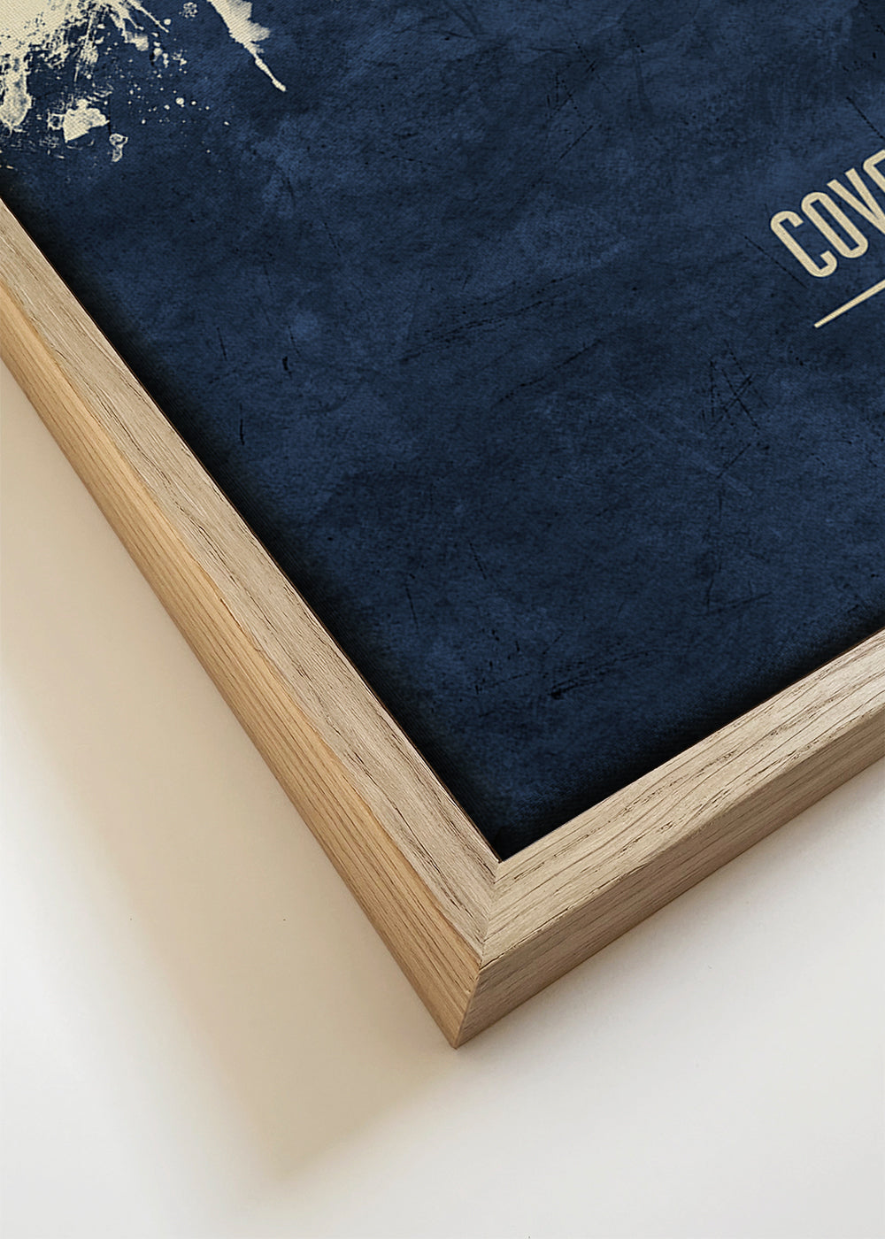Kökskonst Coventry blå siluett
