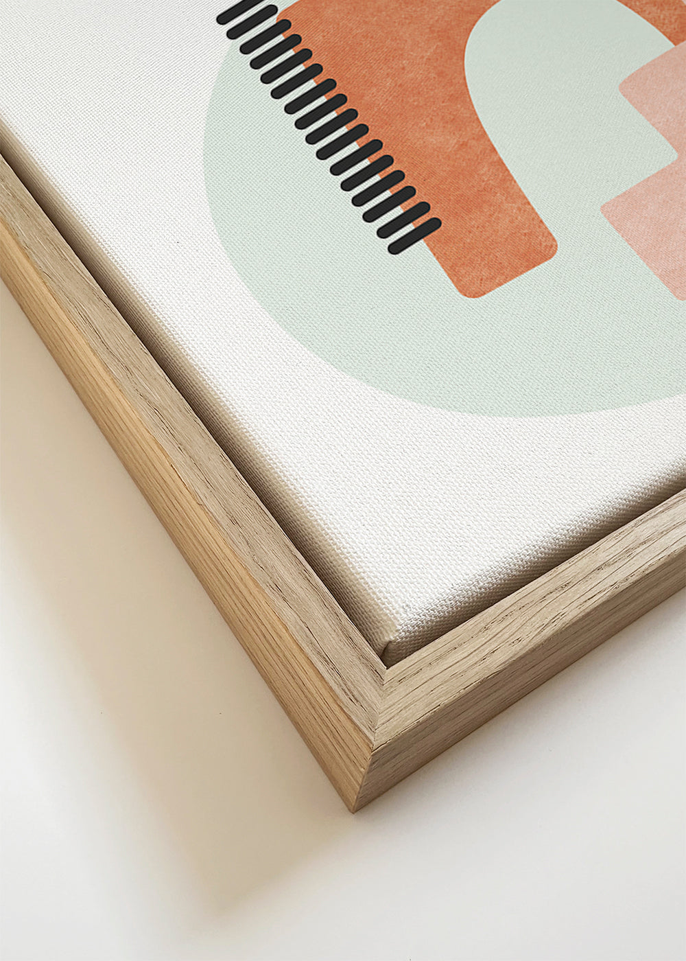 Botanisk poster med abstrakta blad