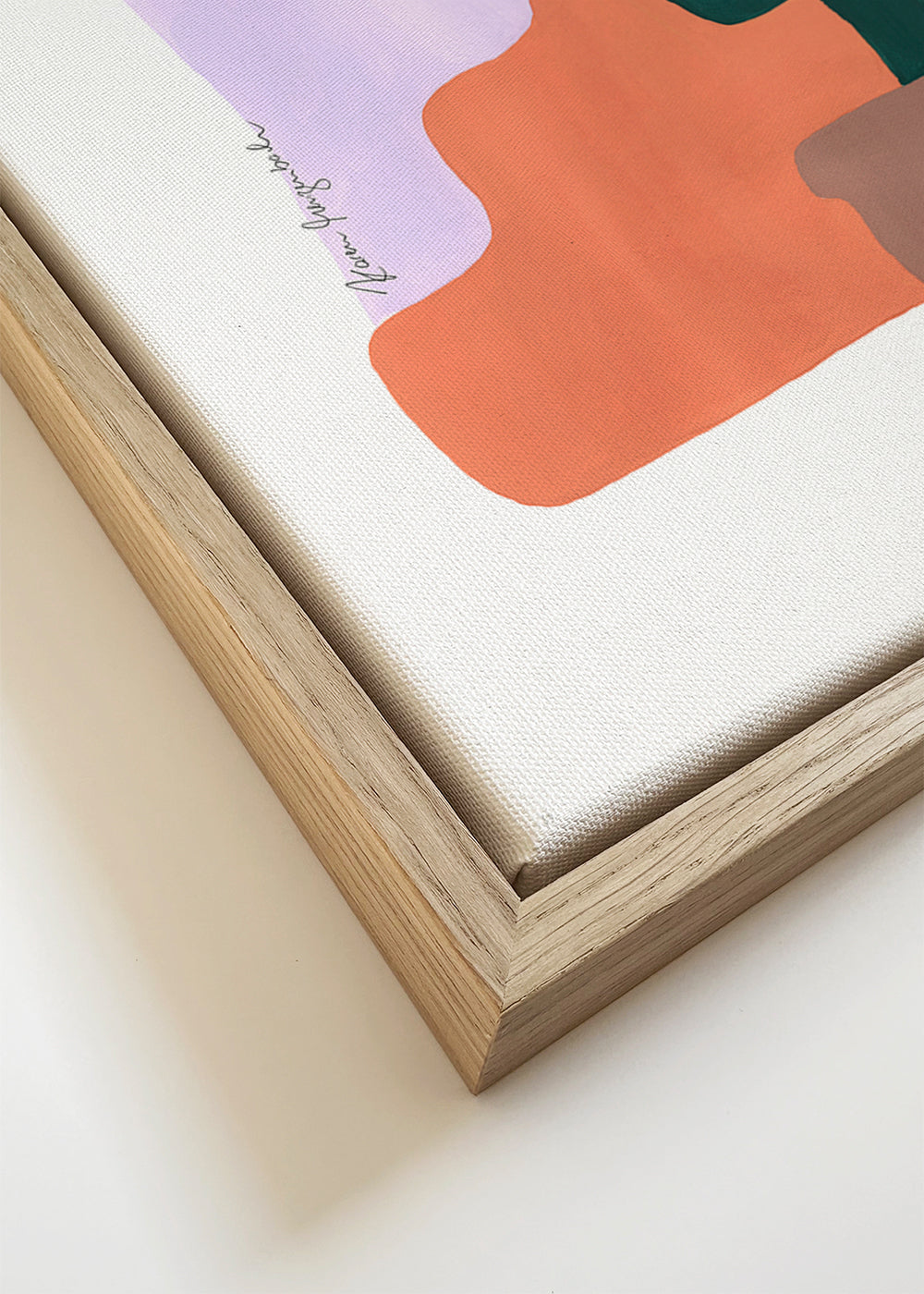 Botanisk poster: kaktus och sol i minimalistisk form