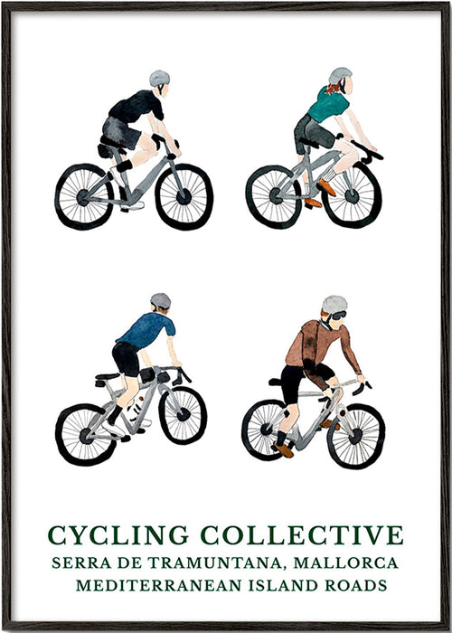Sportkonst Mallorca cyklister