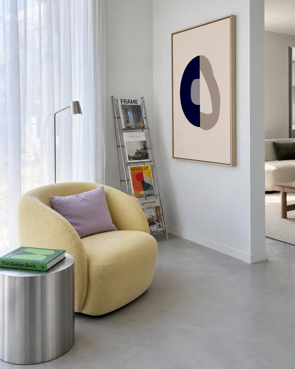 Form IXX - Framed canvas in an interior