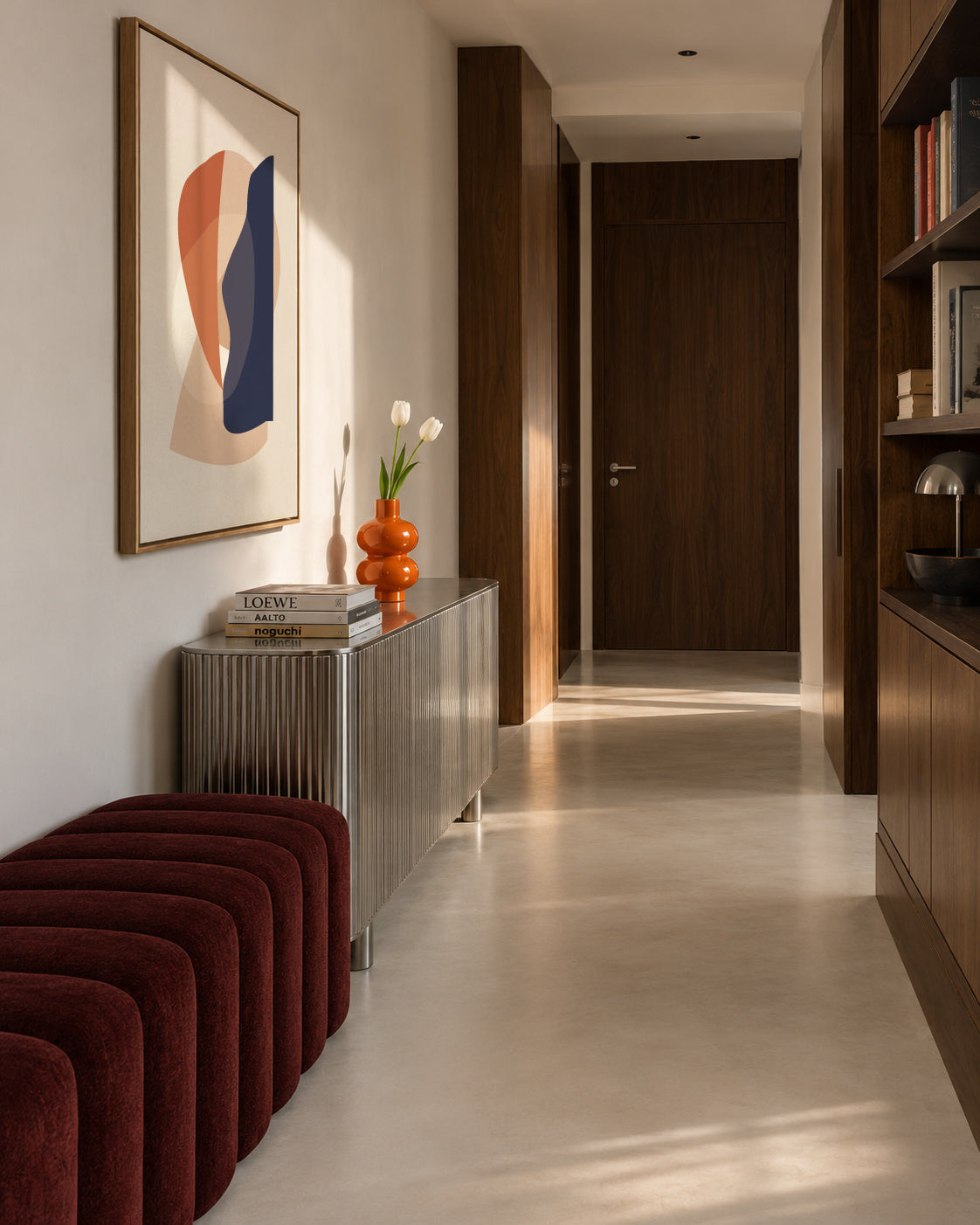 Form VIII - Framed canvas in an interior