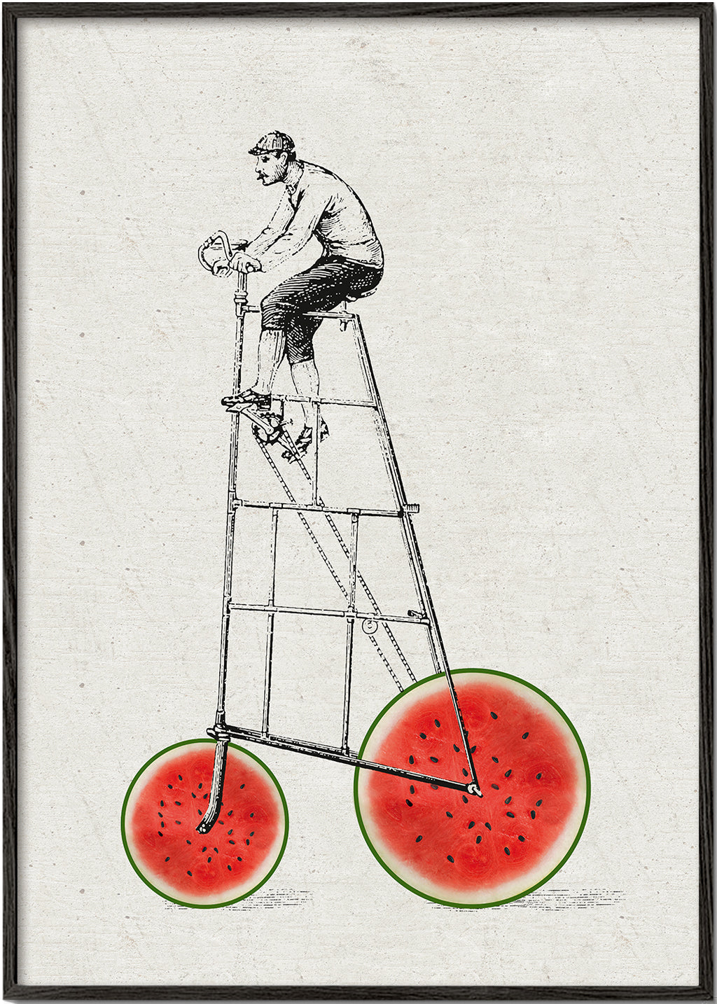 Kökskonst med vattenmeloncykel