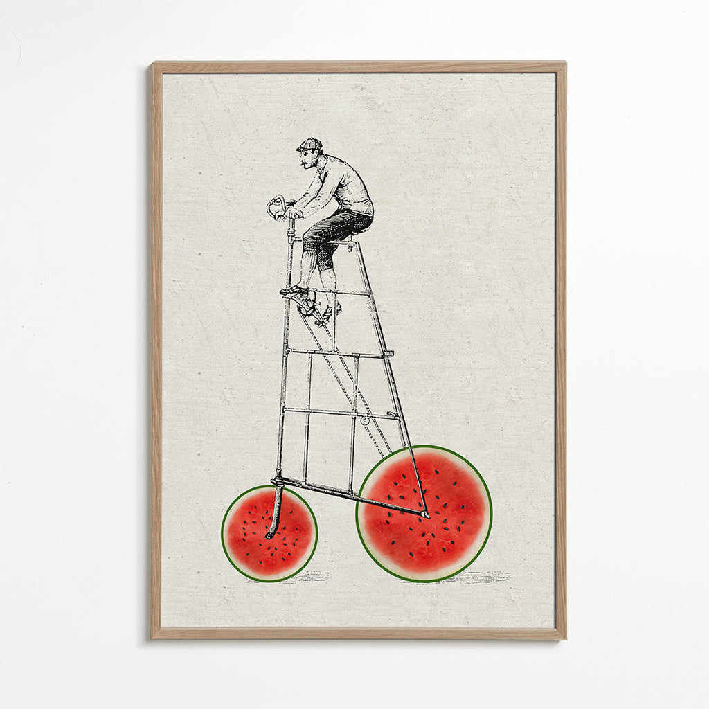 Kökskonst med vattenmeloncykel
