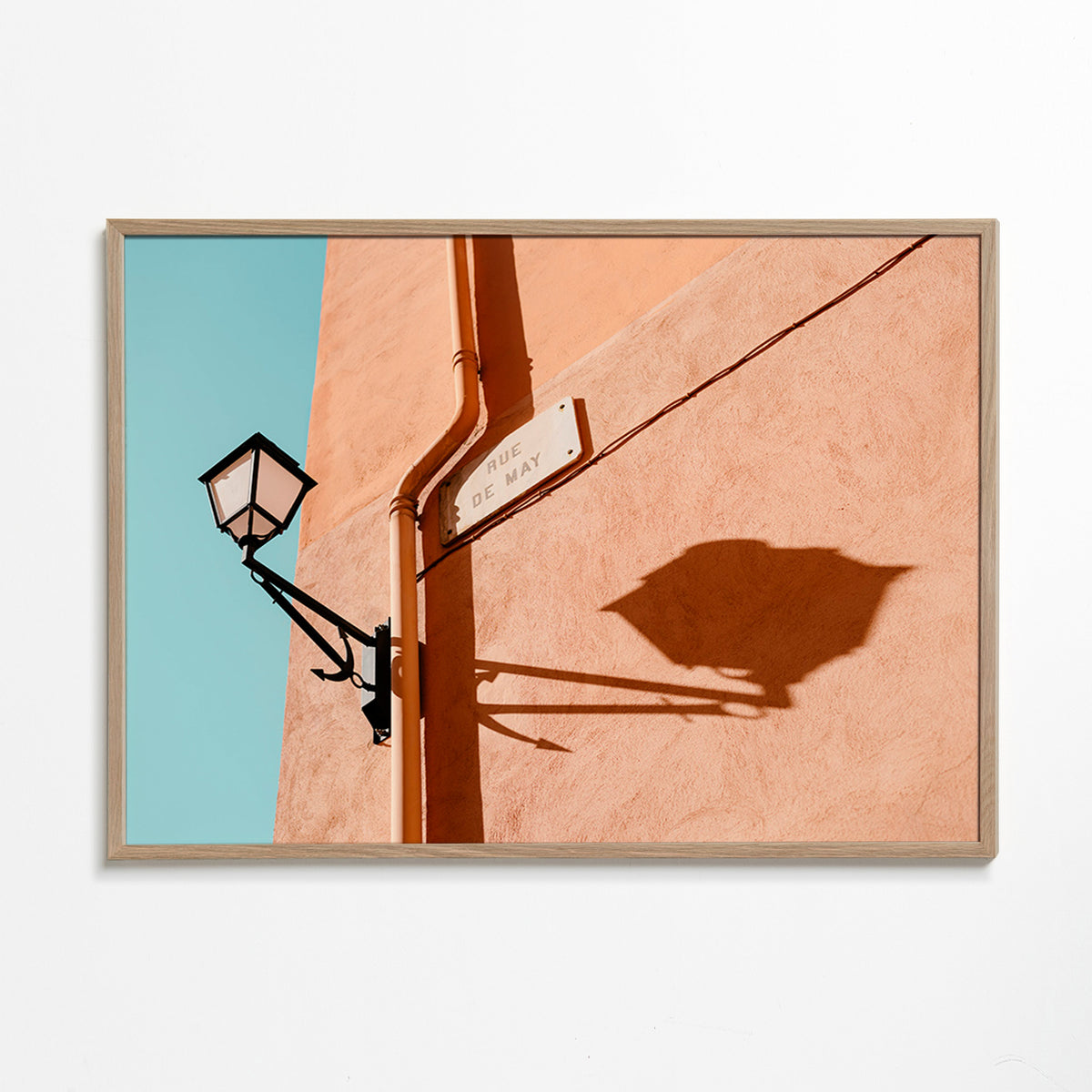 Kökskonst Rue de May lykta och skugga – Oak Frame