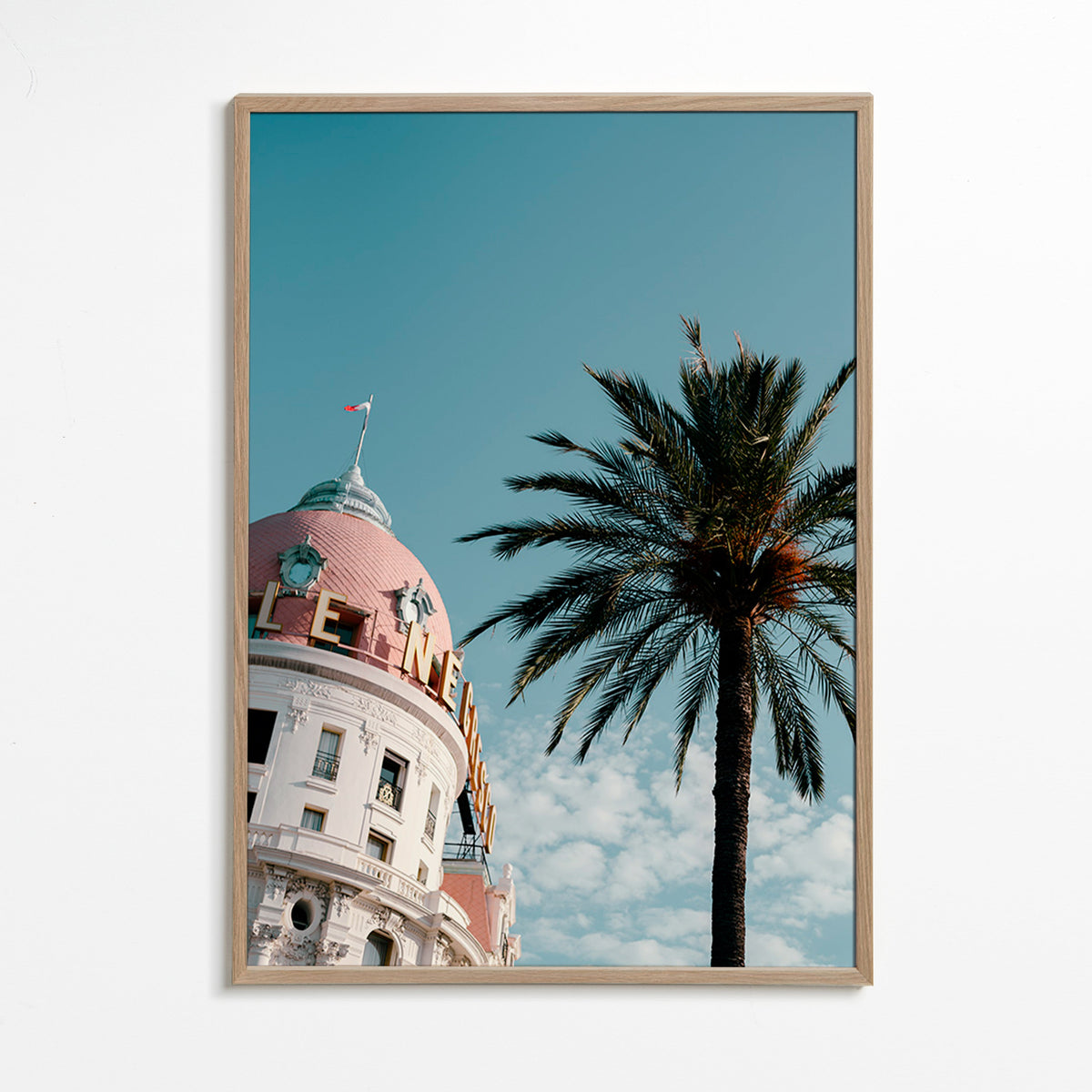 Kökskonst Riviera kupol med palm – Oak Frame