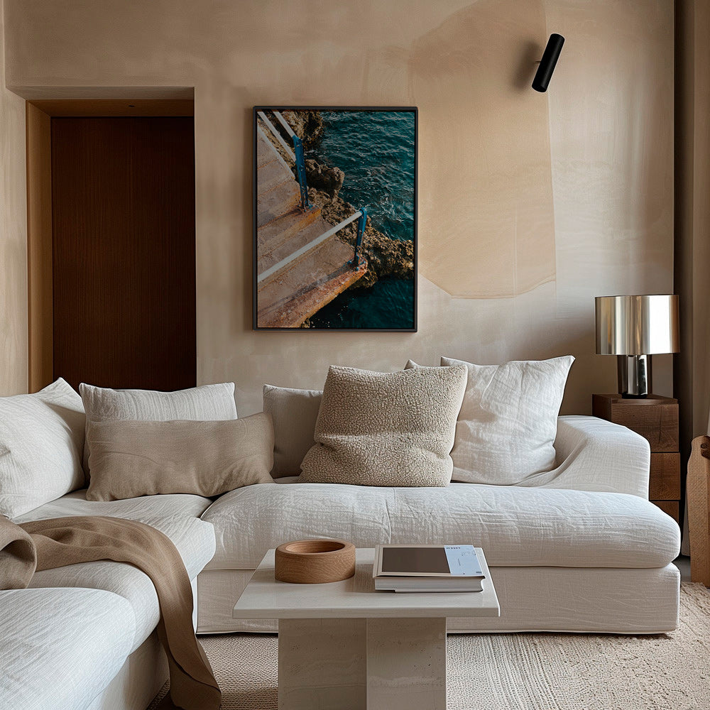 Landskapskonst: trappa till havet – Canvas1