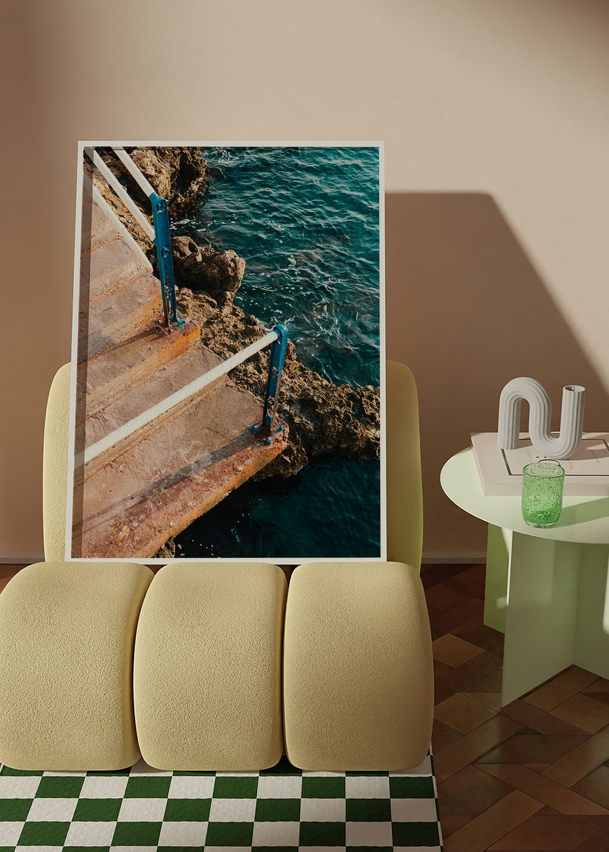 Landskapskonst: trappa till havet – Product2