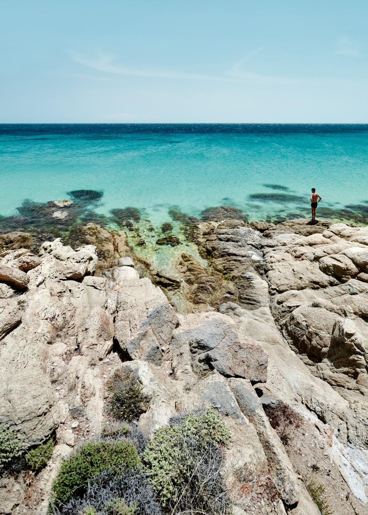 The Man and the Sea - Unframed art print