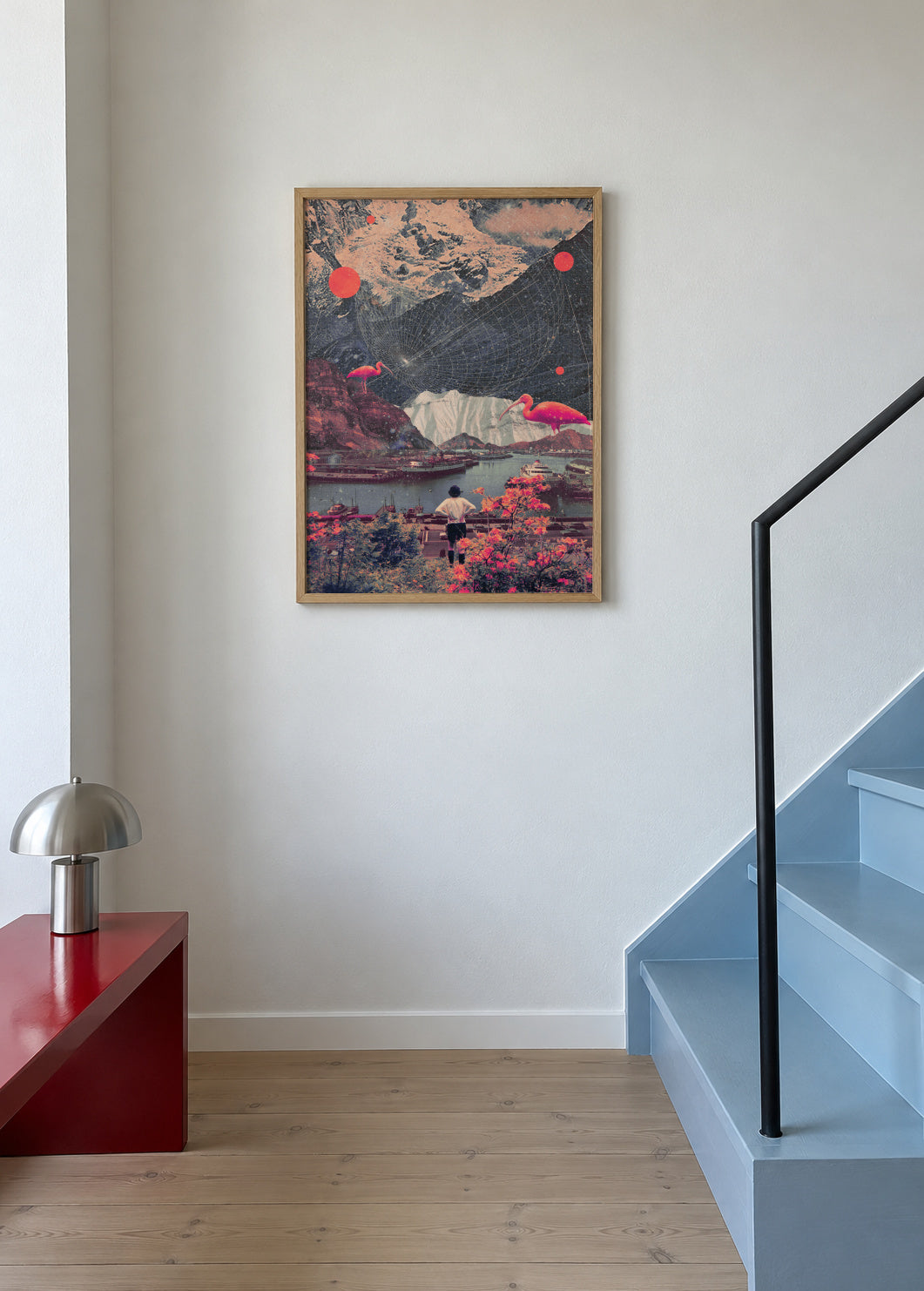 My Choices Left Me Alone - Framed poster in an interior