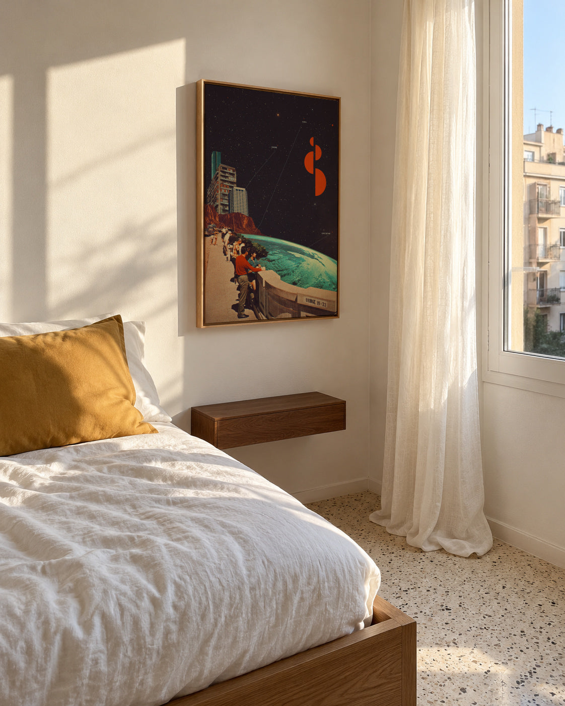 Hopes And Dreams - Framed canvas in an interior