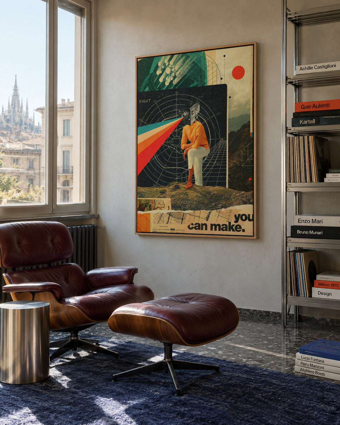 You Can Make It Right - Framed canvas in an interior