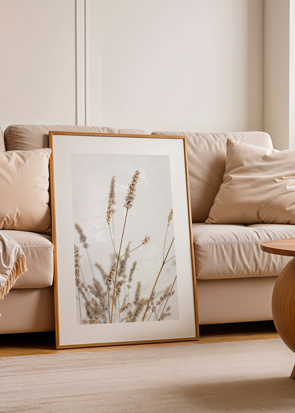 Botanisk poster: torkade ax i vertikalt format