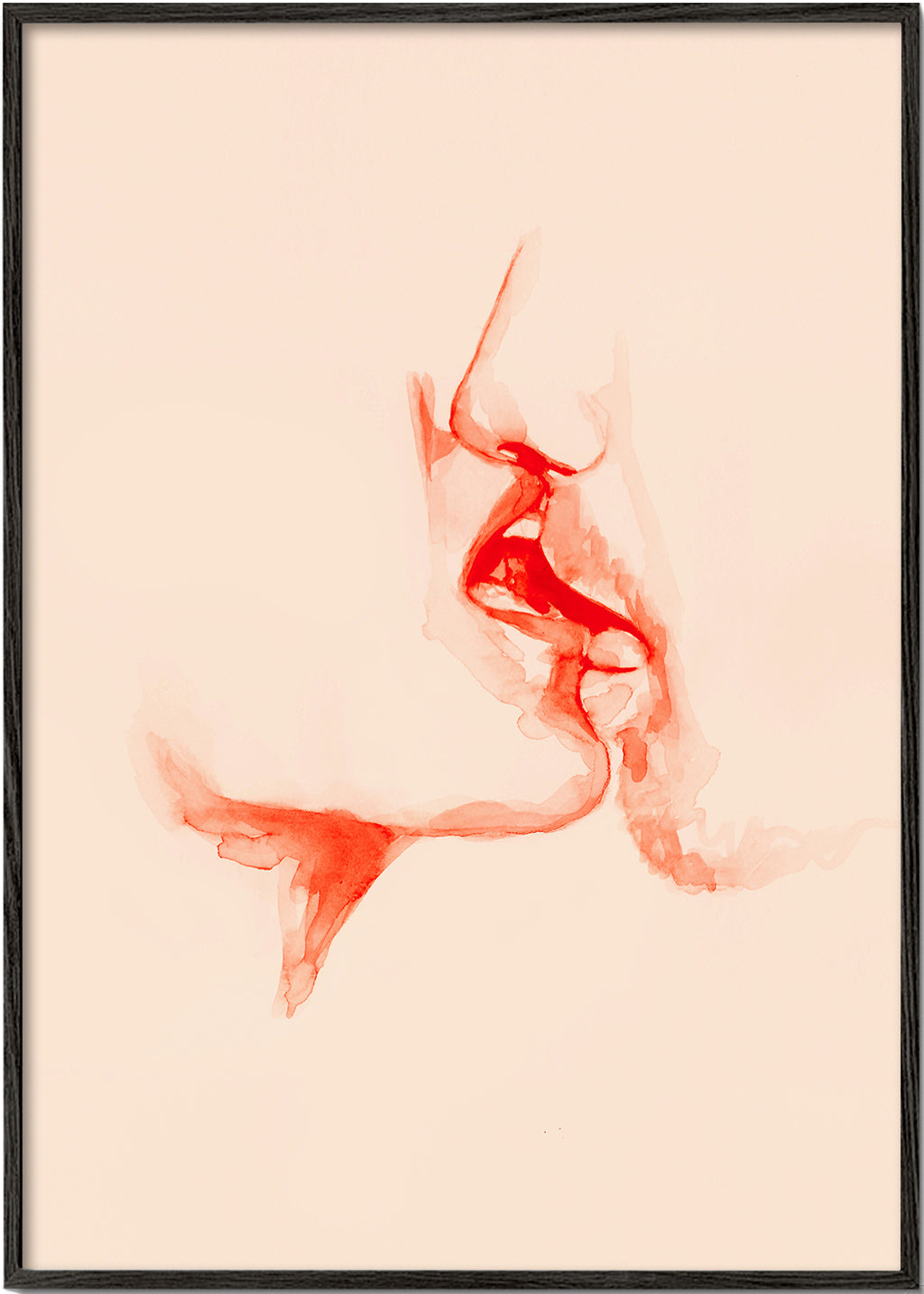 Intim akvarellillustration