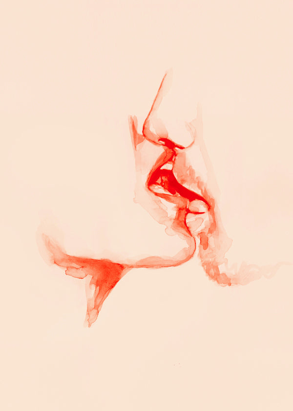 Intim akvarellillustration