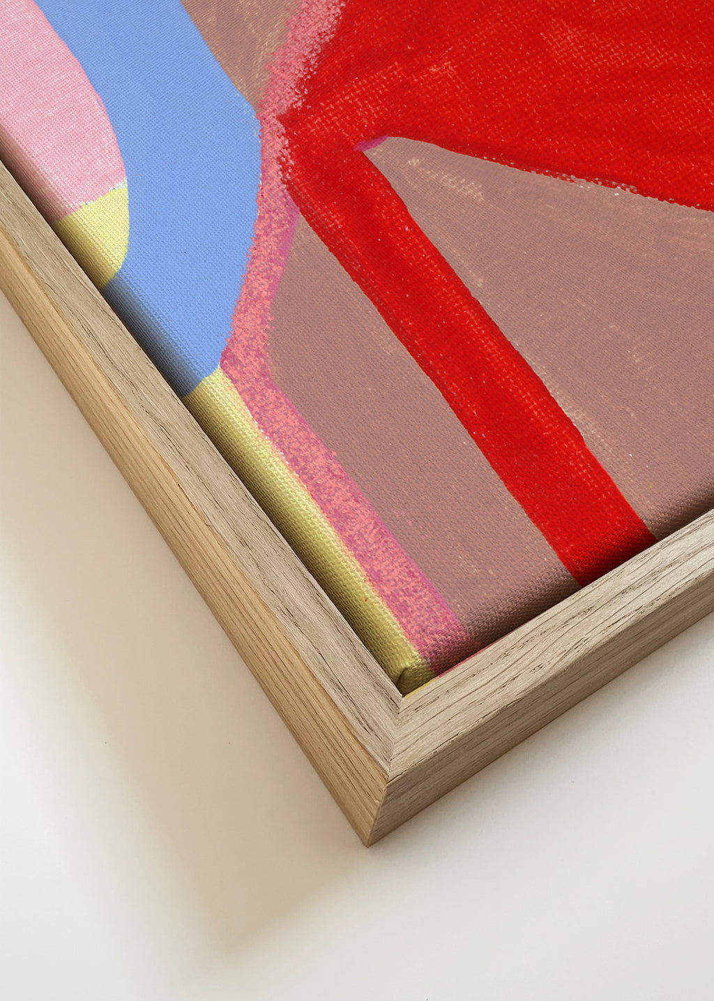 Wave II - Framed canvas detail