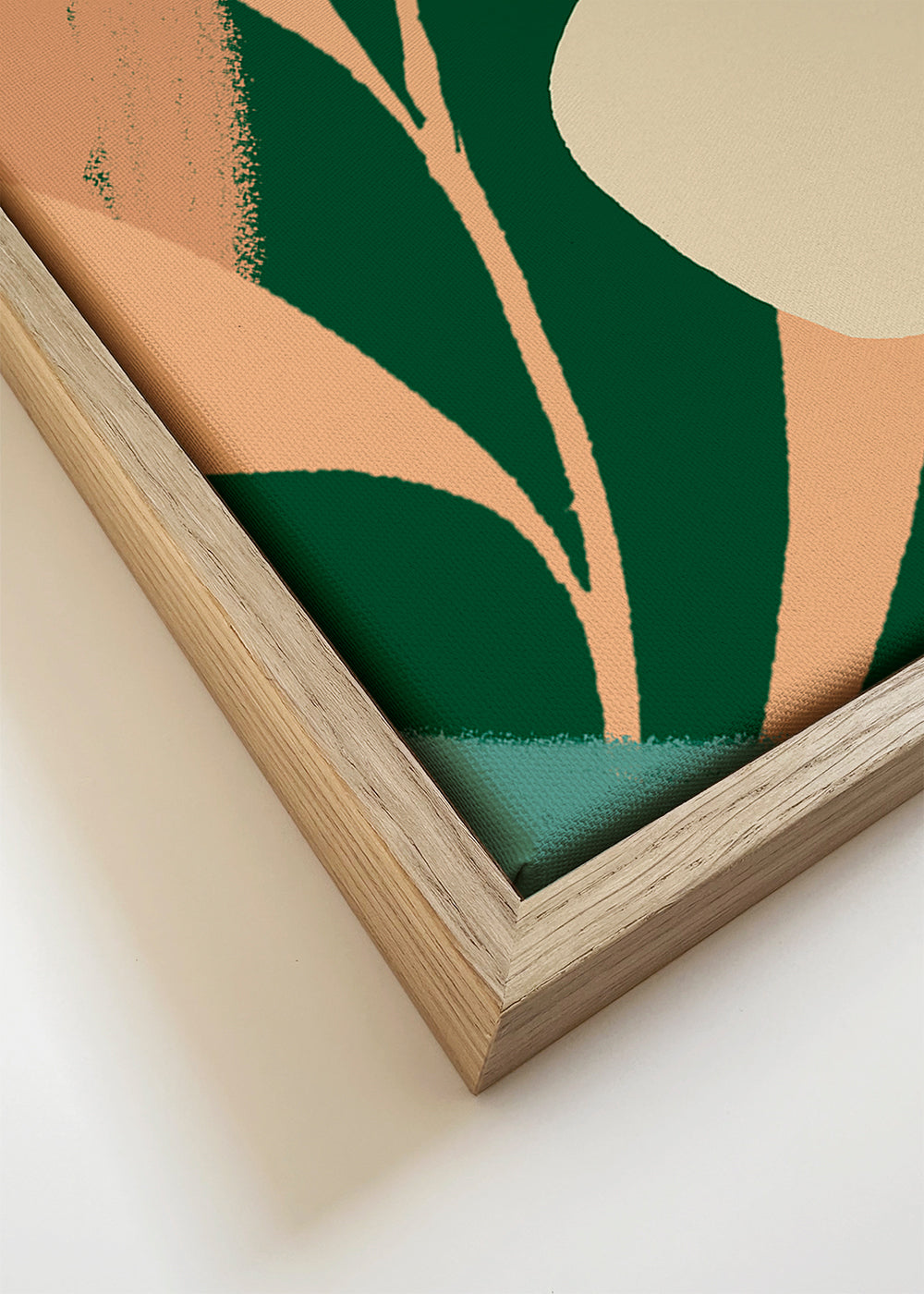Botanisk poster med organiska blad