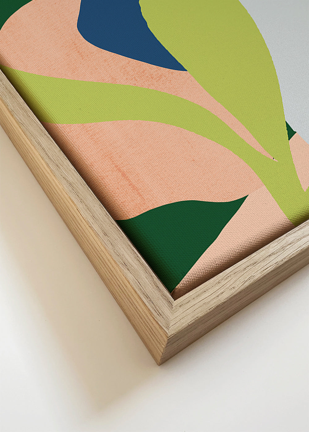 Botanisk poster med korallblad