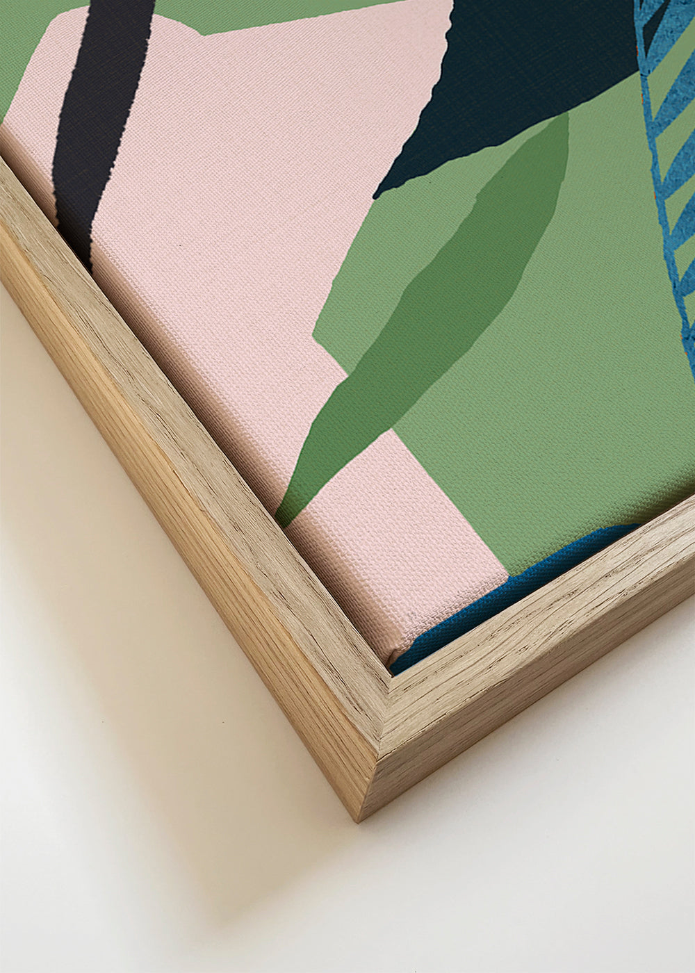 Botanisk poster tropiska blå-gröna blad
