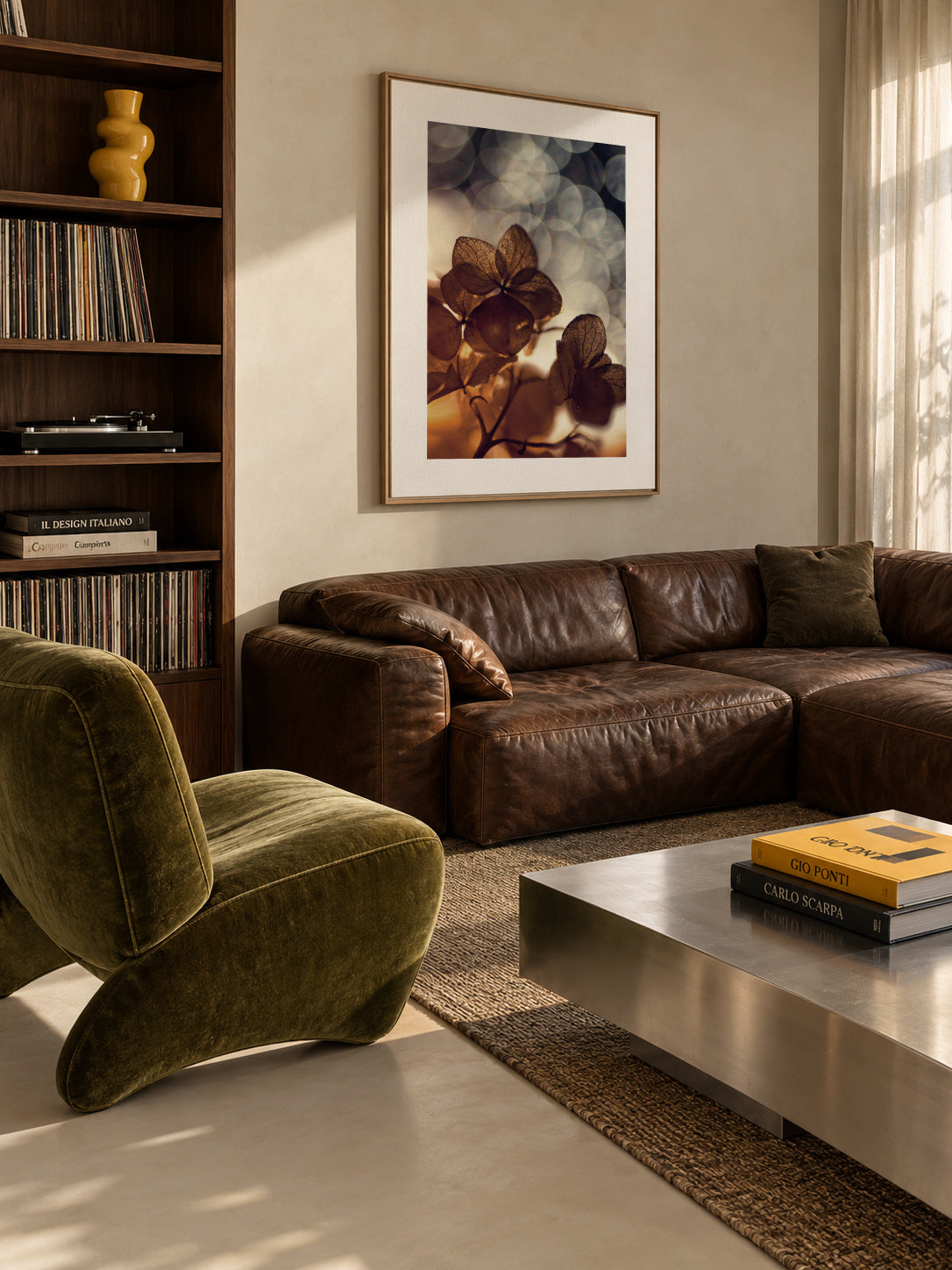 Beauty nature - Framed canvas in an interior