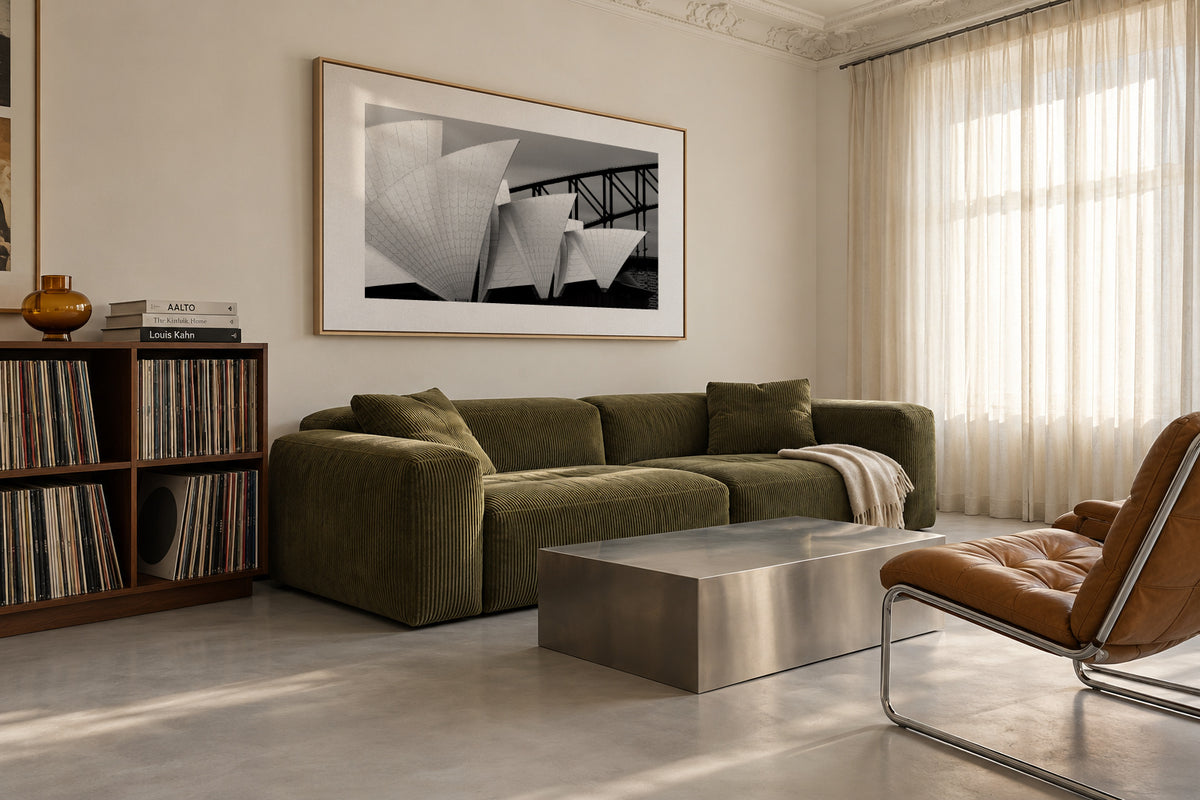 Opera house Sydney - Framed canvas in an interior