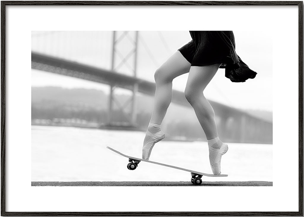 Skaterfotografi på tåspets