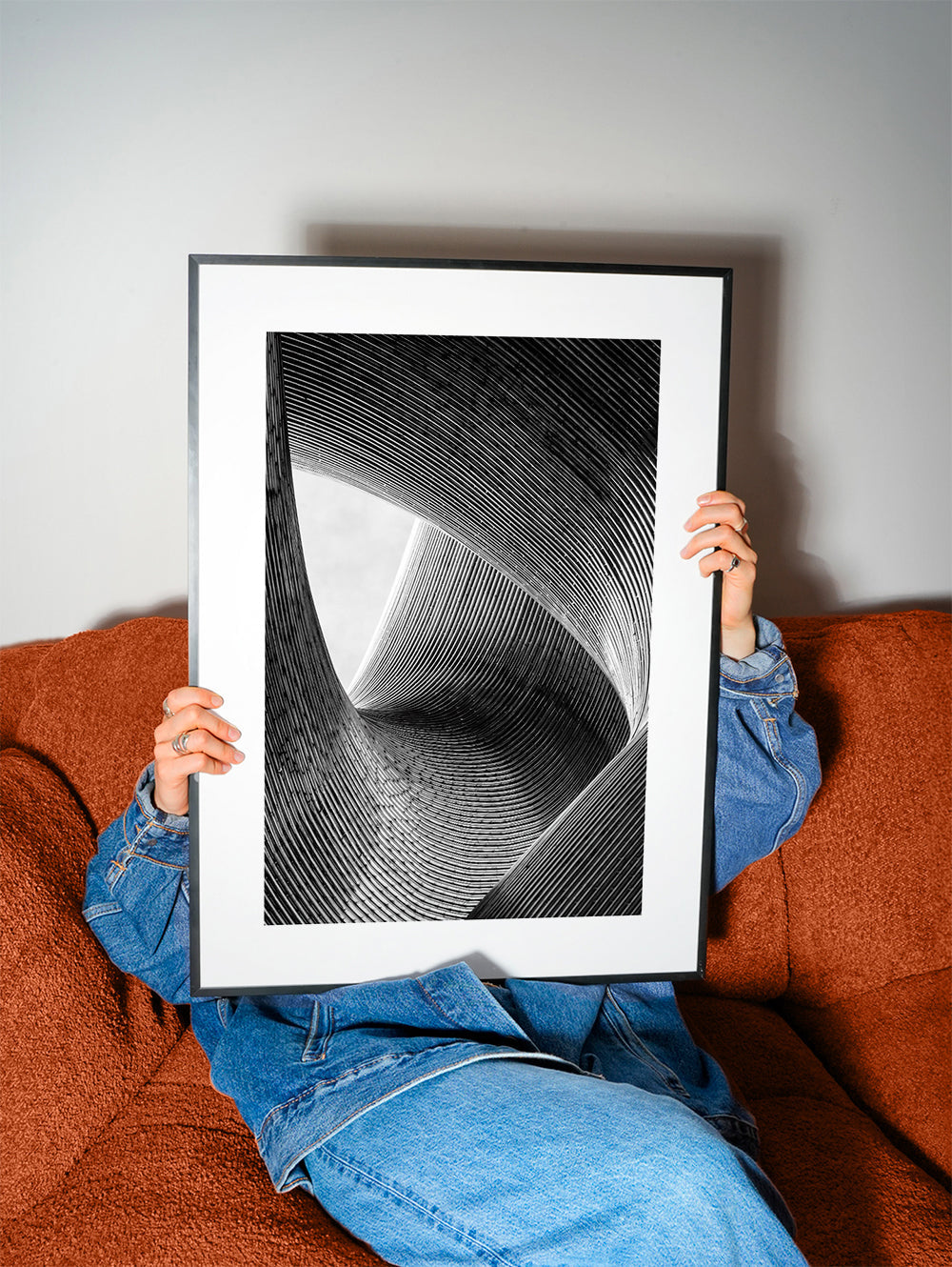Arkitekturfotografi med kurvade linjer