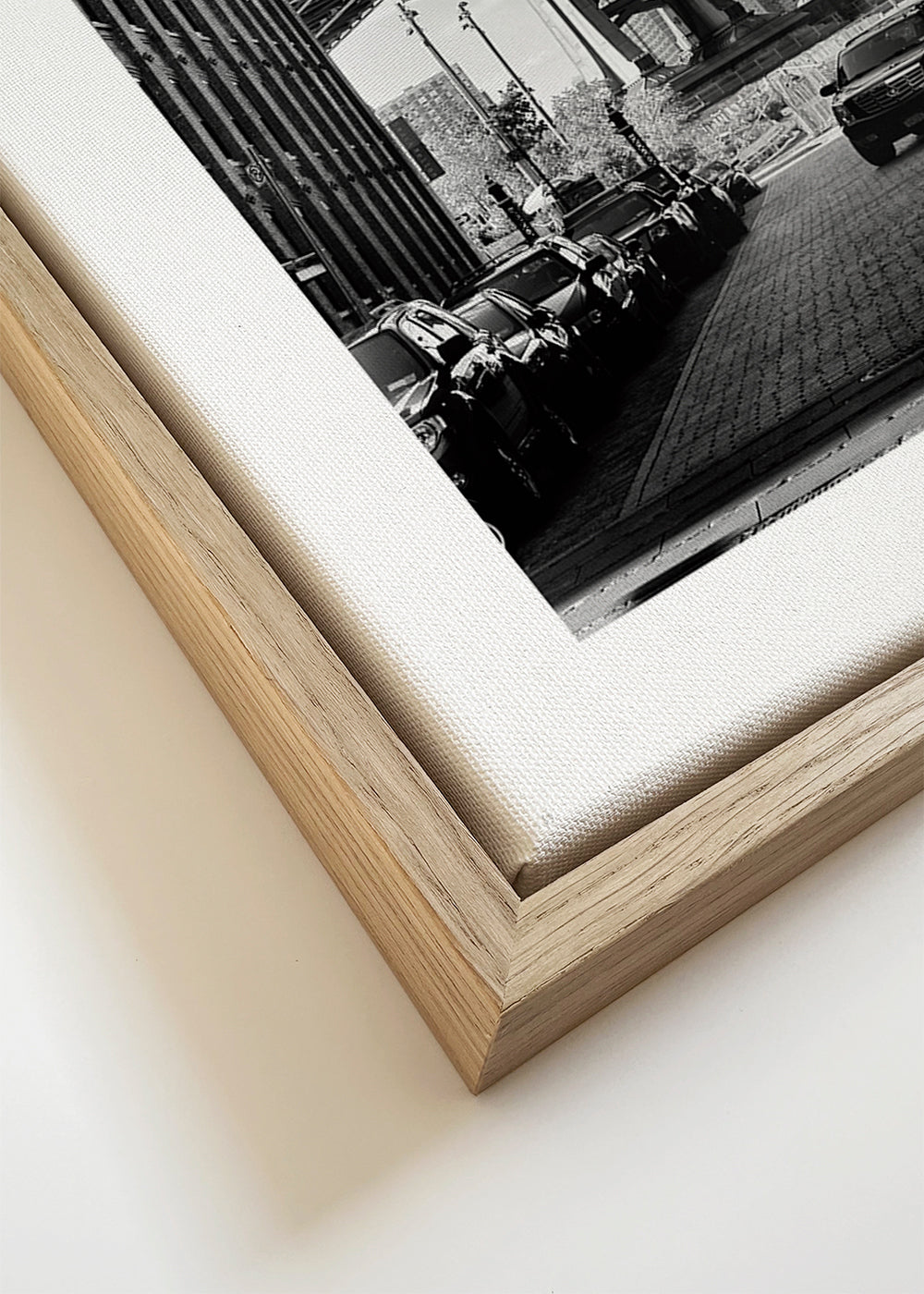 Stadsposter Manhattan Bridge svartvit
