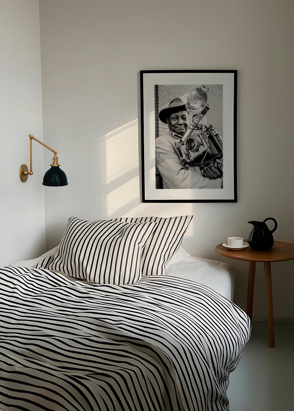 Gatufotograf med vintagekamera
