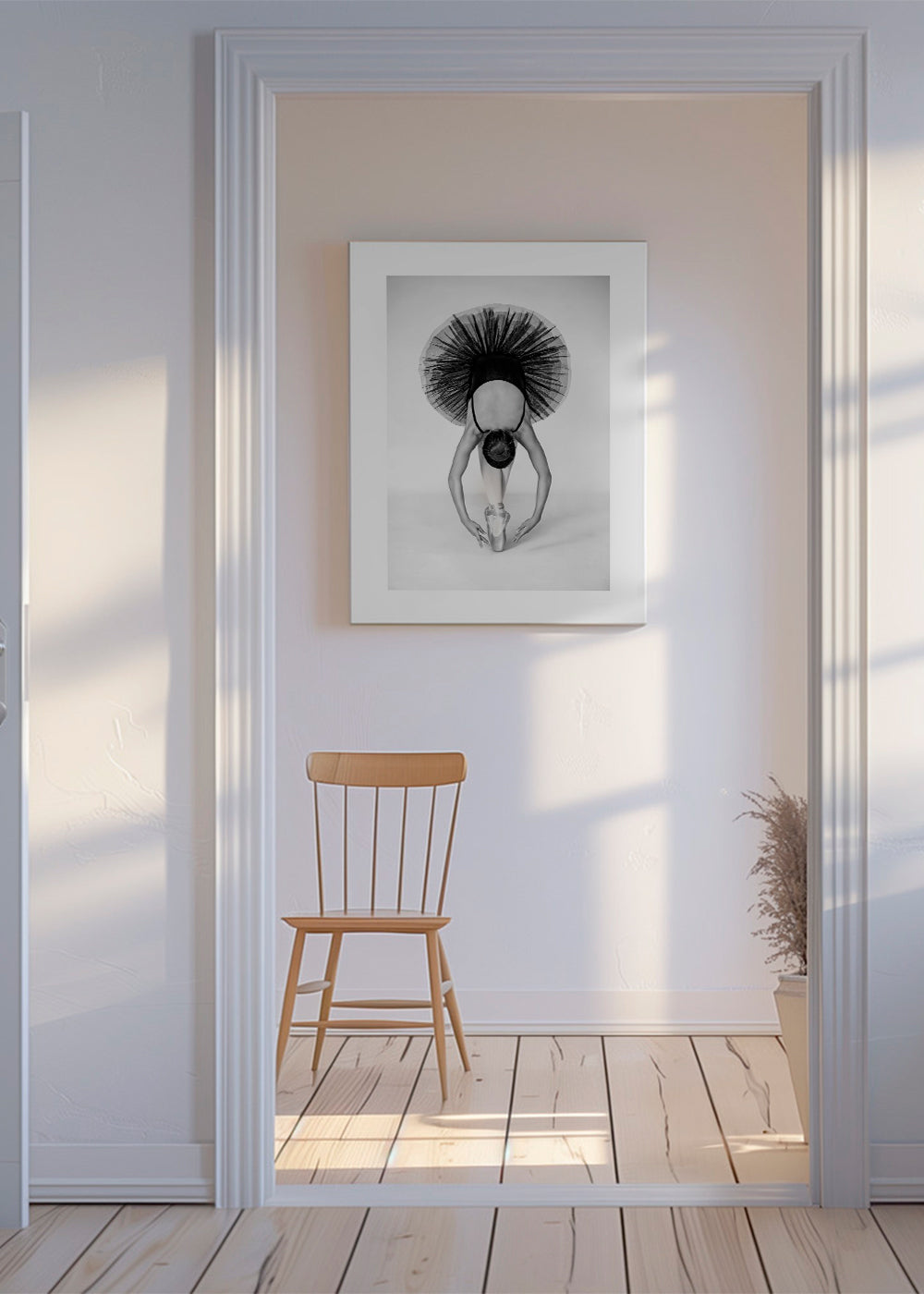 Balettfotografi av dansare på tå