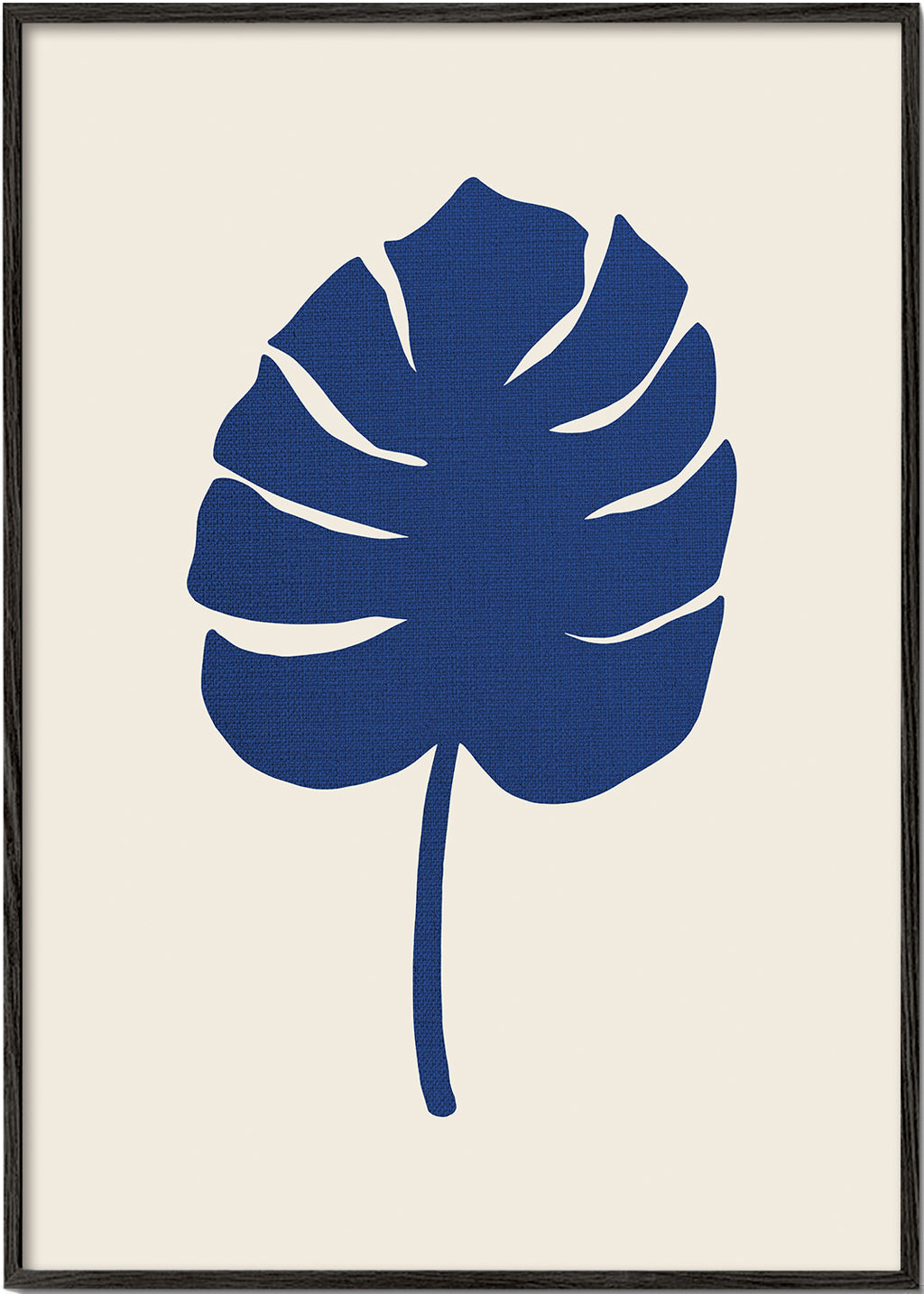 Botanisk poster Monstera blå