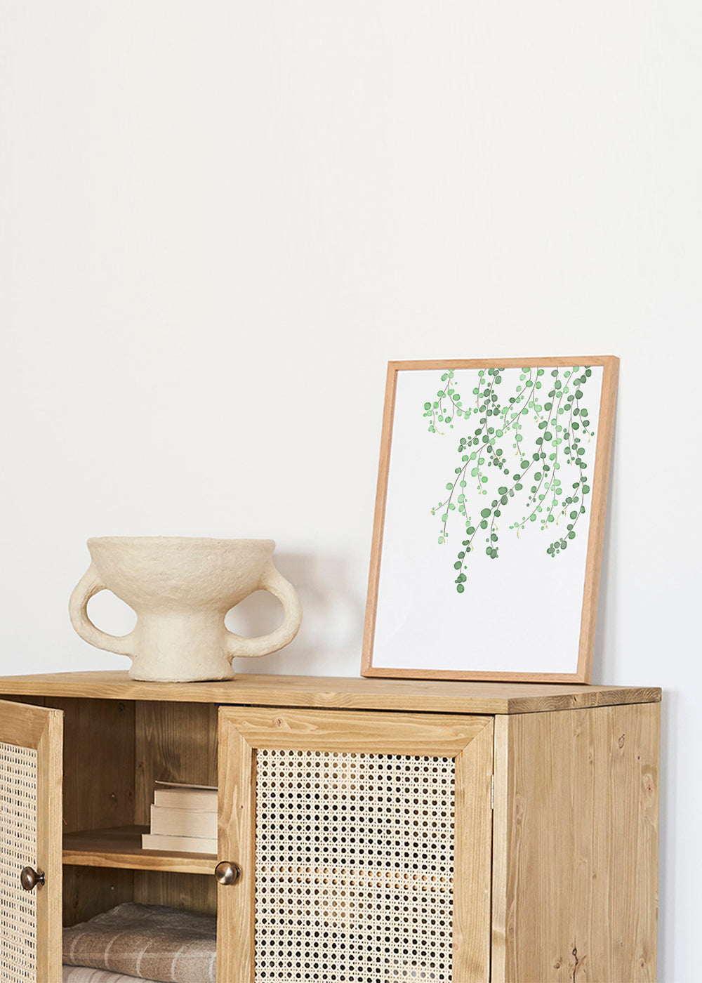 Botanisk poster hängande grenar