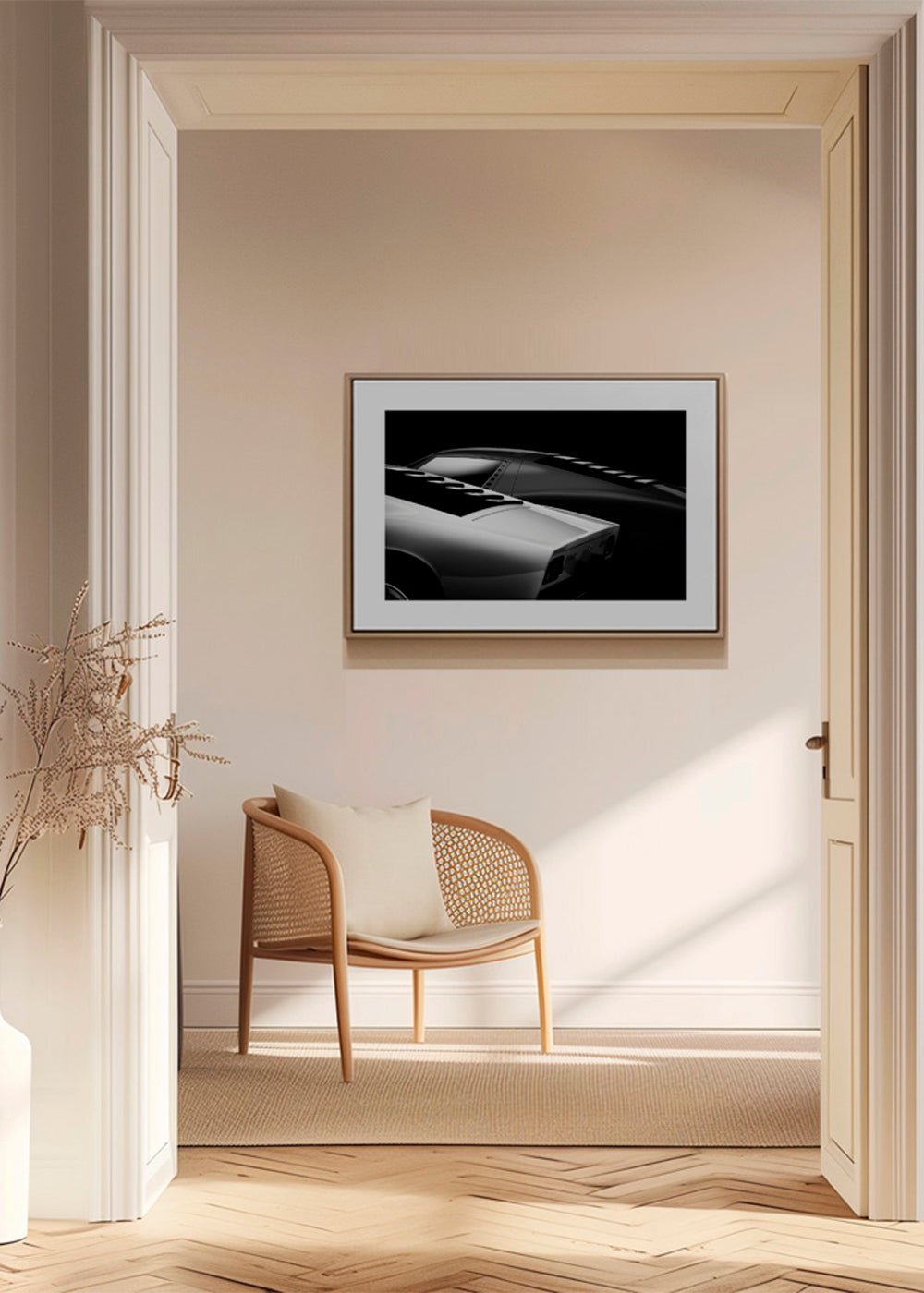 Fotografi av Miura-bilar i profil