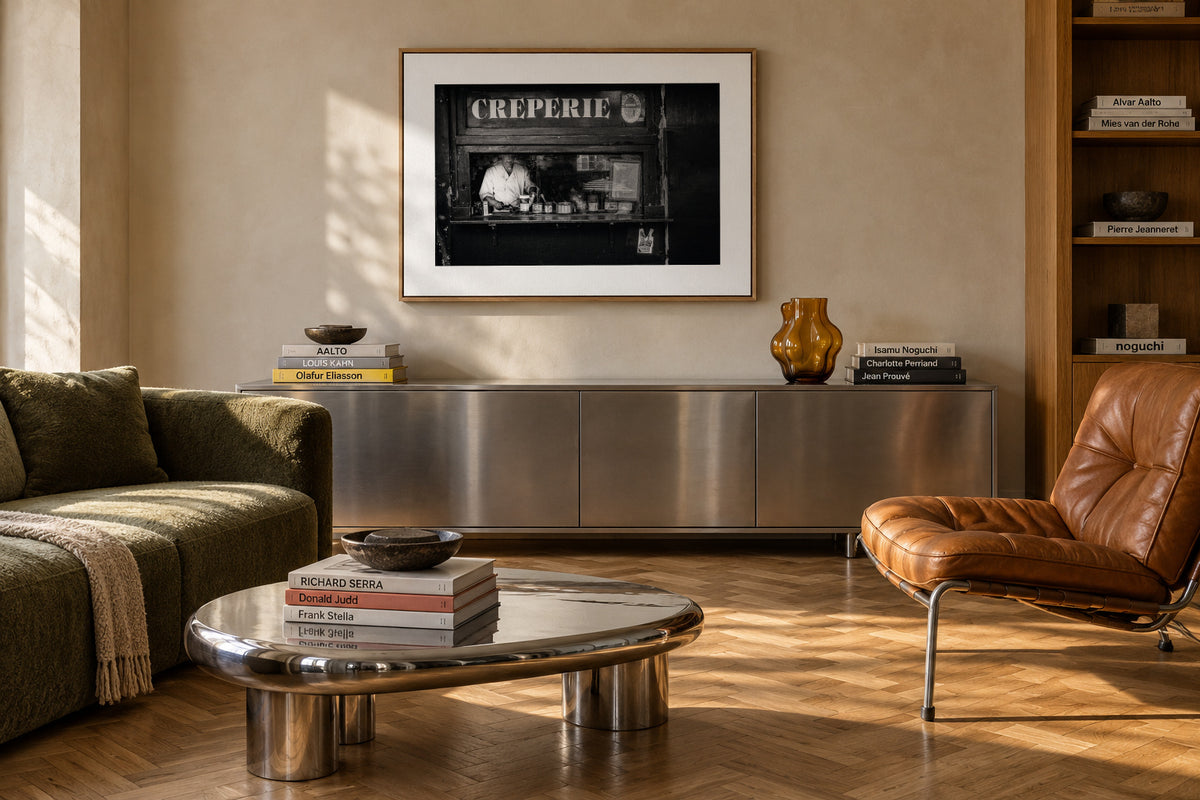 Creperie Montmartre - Framed canvas in an interior