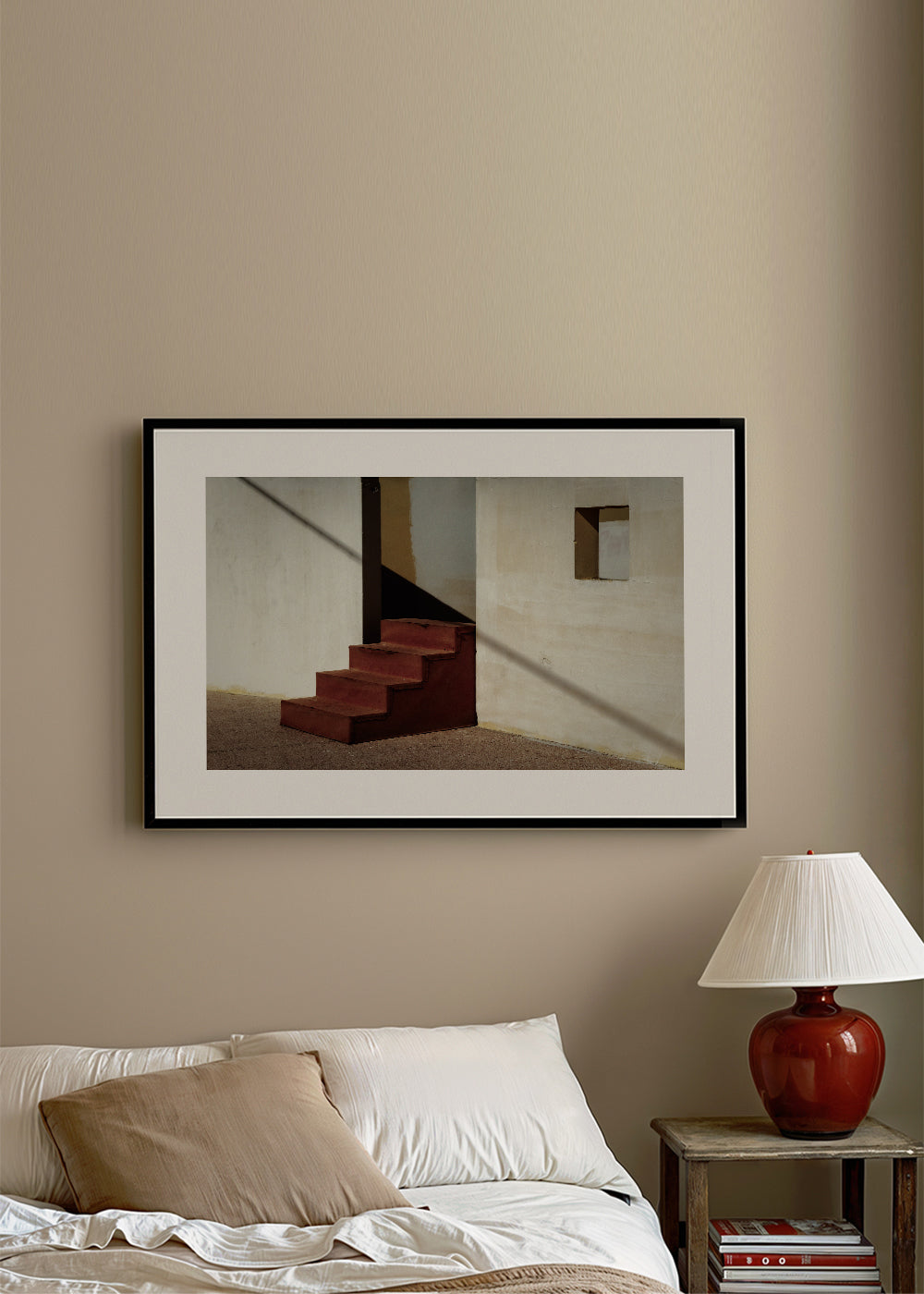 Fotografi av minimalistrappa