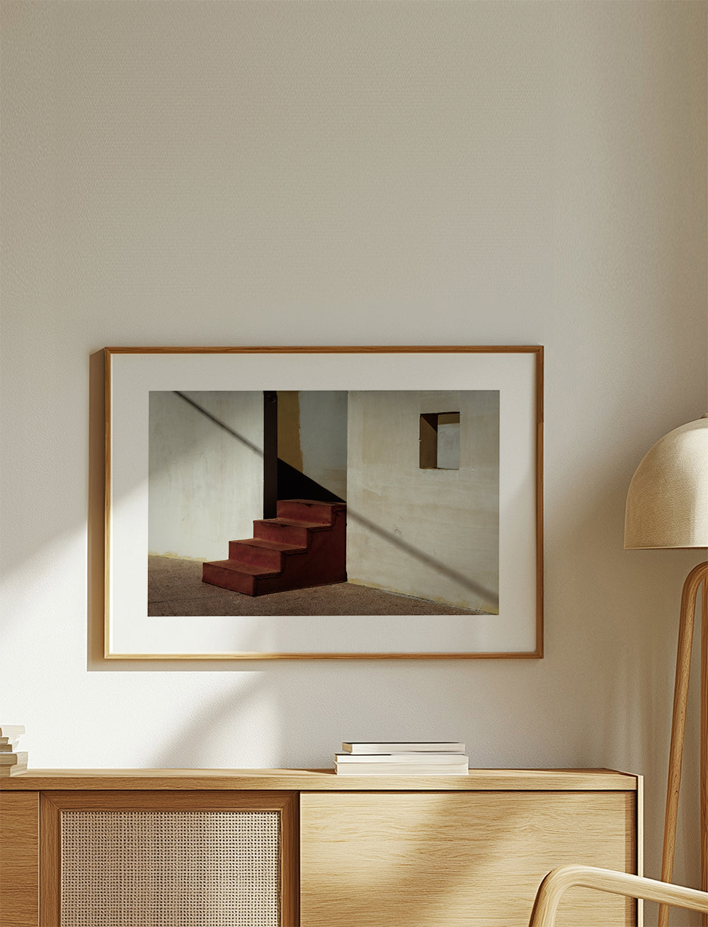 Fotografi av minimalistrappa